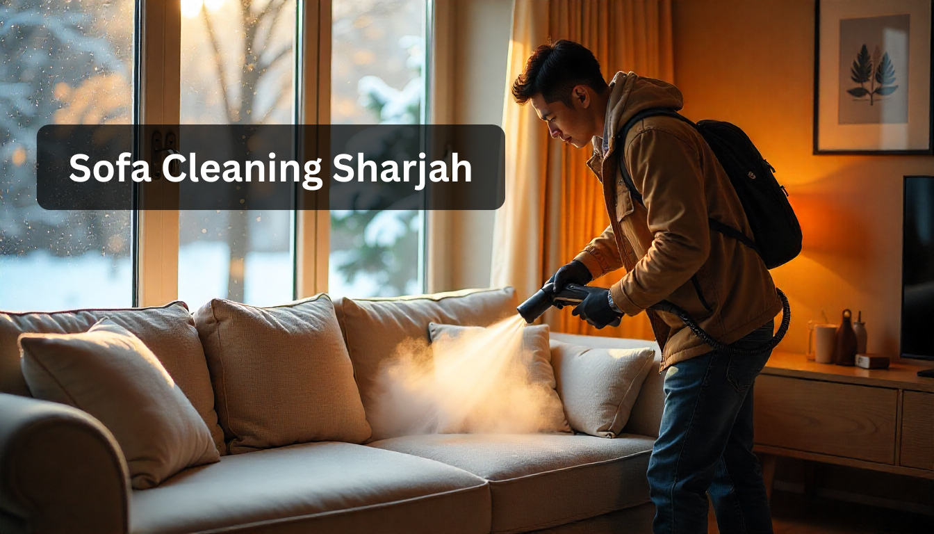 Professional Sofa Cleaning Sharjah services in Dubai, Sharjah & Ajman for fresh, spotless sofas. Book expert cleaning today!